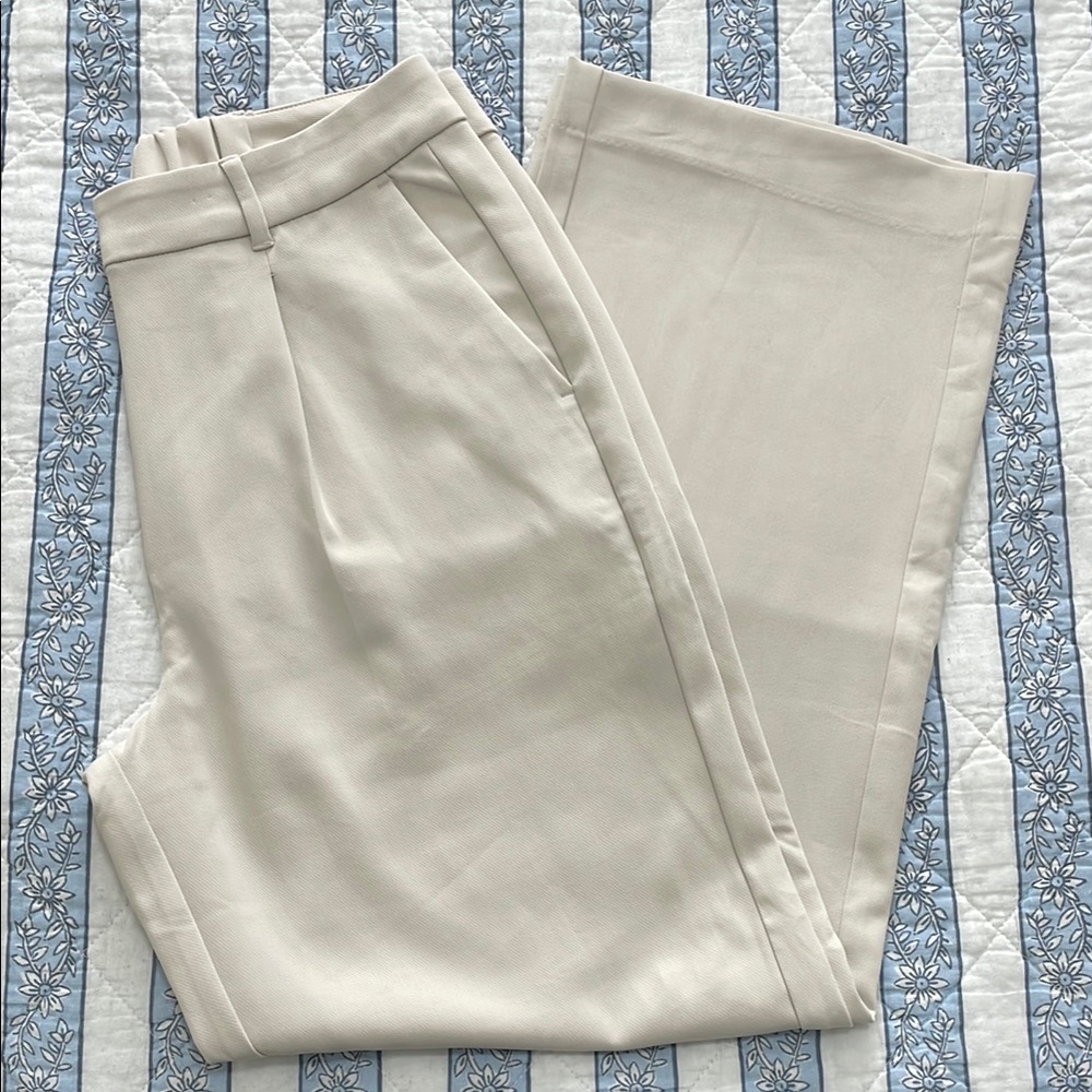 Old Navy Taylor Wide-Leg Trouser - Off-White